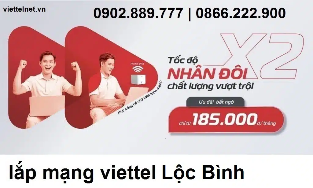 lắp mạng viettel Lộc Bình