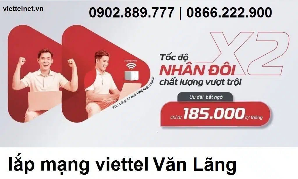 lắp mạng viettel Văn Lãng