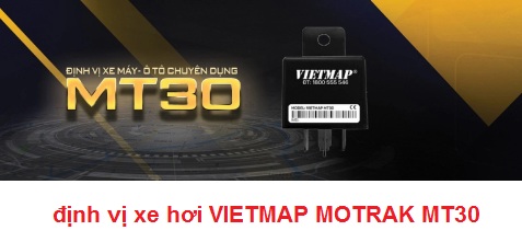 Thiết bị định vị xe hơi VIETMAP MOTRAK MT30