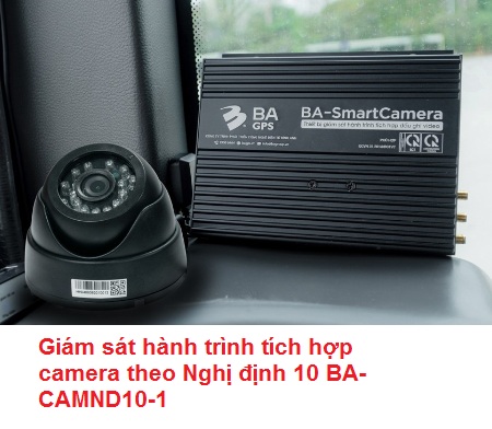 Giám sát hành trình tích hợp camera theo Nghị định 10 BA-CAMND10-1