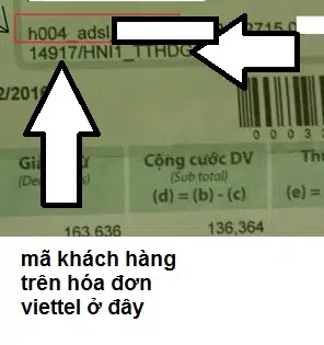 Xem mã khách hàng viettel trên hợp đồng