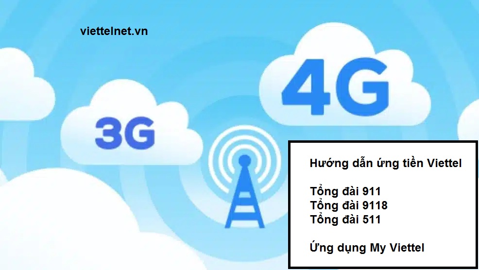 Hướng dẫn cách ứng tiền viettel lúc cần gọi hoặc đăng ký 3g gấp