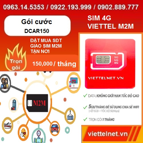 Gói cước DCAR150