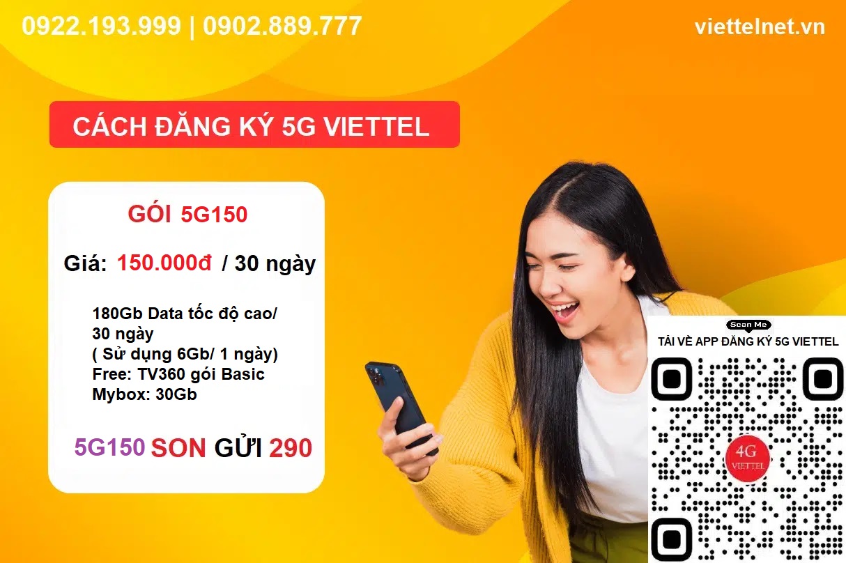 Gói 5G150 Viettel