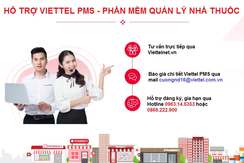 Hỗ trợ đăng ký, gia hạn Viettel PMS