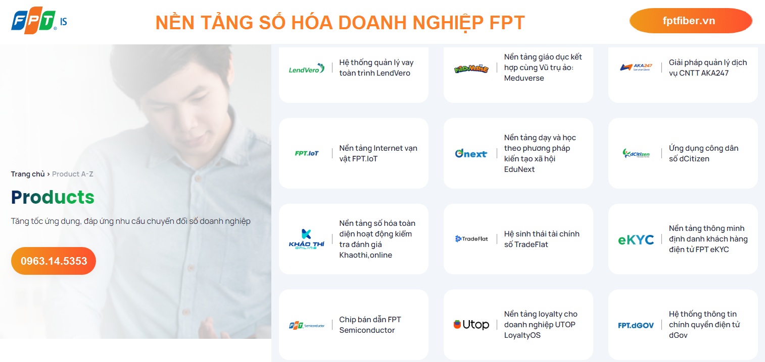 Phần mềm FPT IS số hóa doanh nghiệp