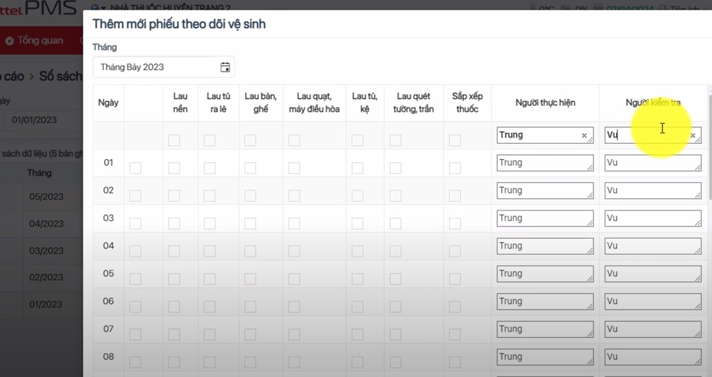 Báo cáo: Sổ sách nhà thuốc