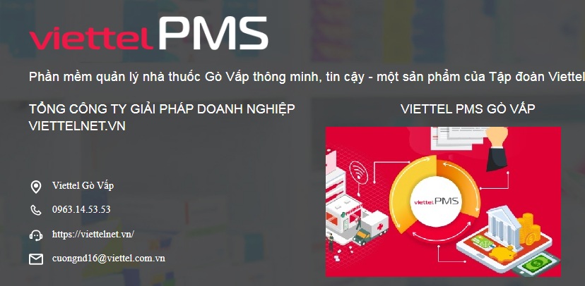 Liên lạc Viettel PMS Gò Vấp