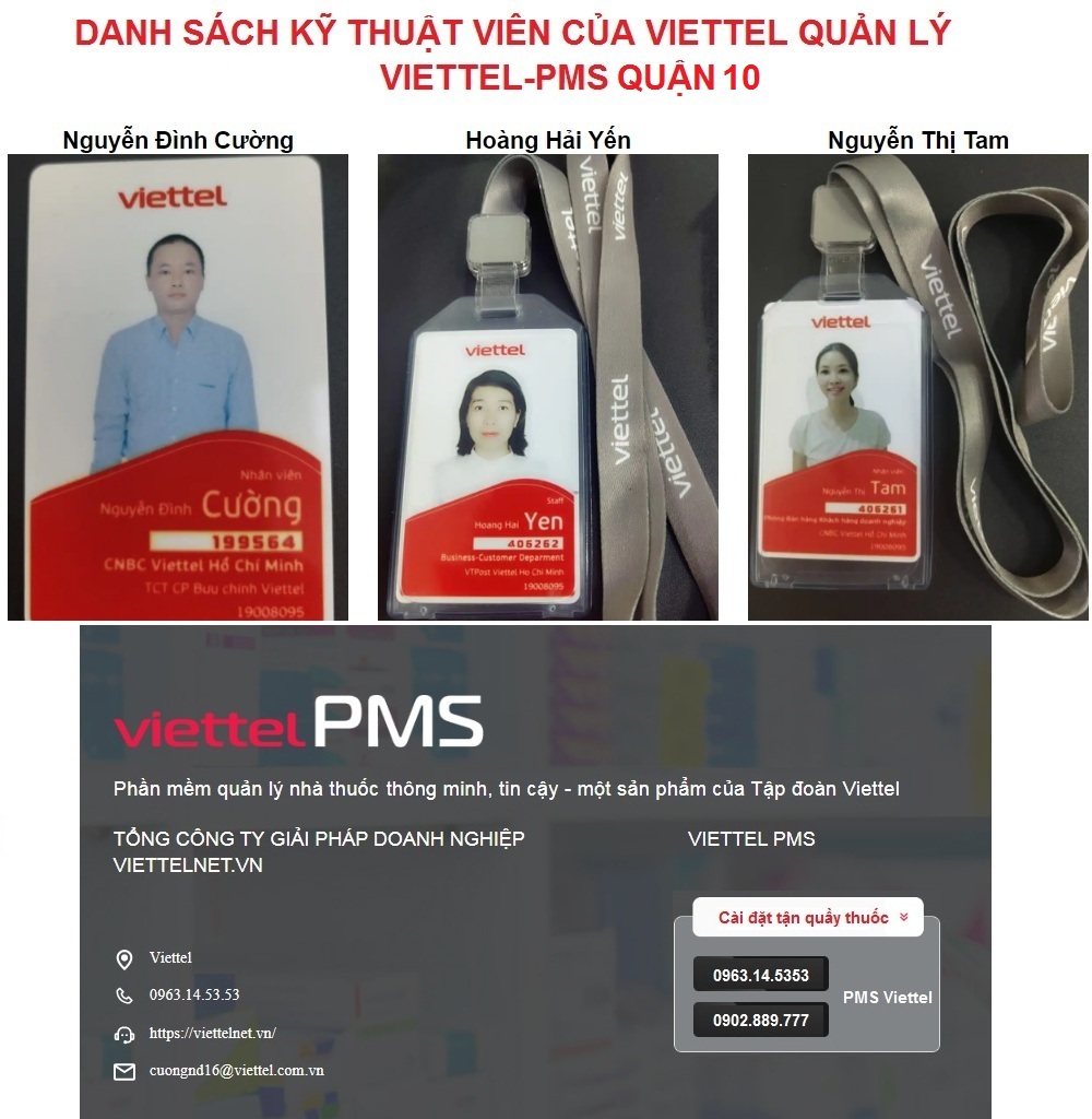 triển khai PMS Q10 dành cho quản lý nhà thuốc Quận 10