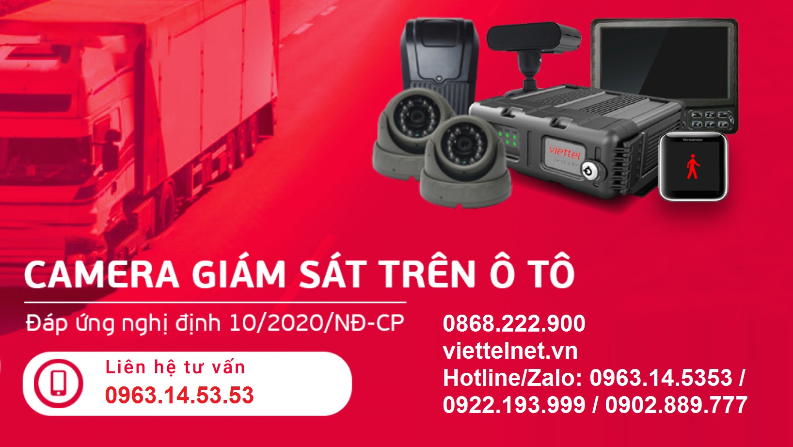 Camera giám sát hành trình của Viettel