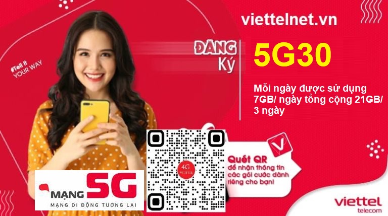 Gói 5G30 Viettel