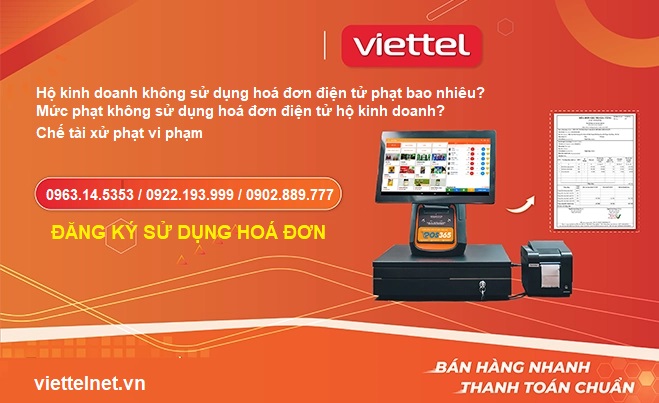 Hộ kinh doanh không dùng hoá đơn điện tử phạt bao nhiêu từ 1/6?