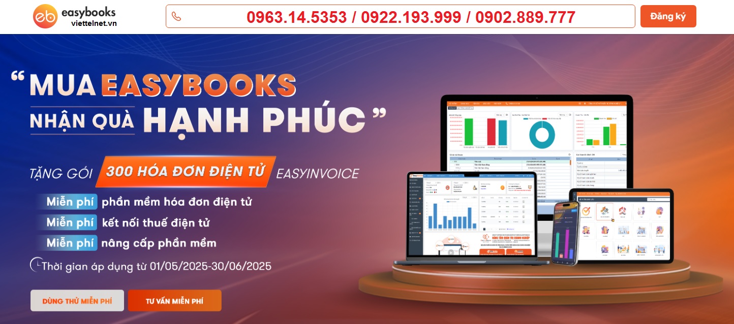 Phần mềm kế toán Easybook