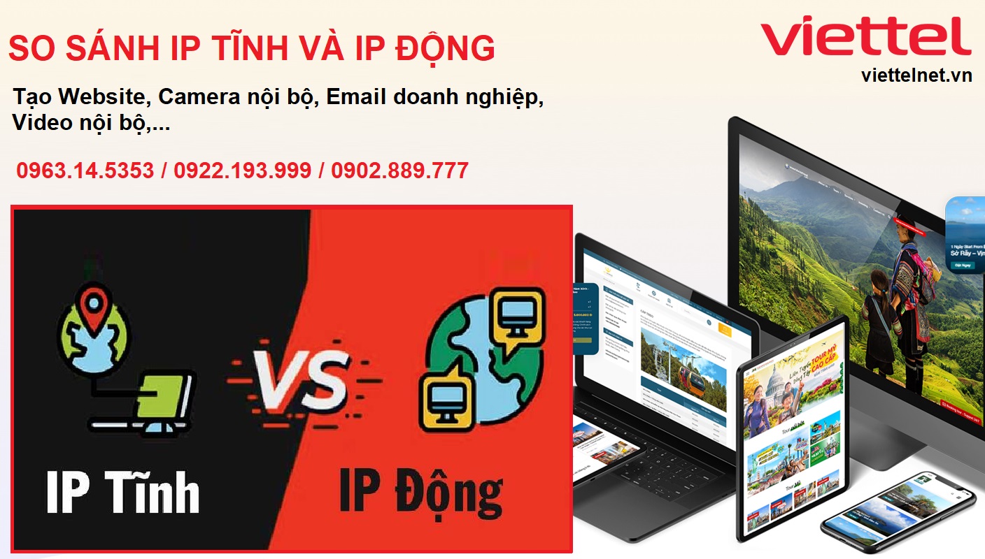So sánh IP tĩnh và IP động