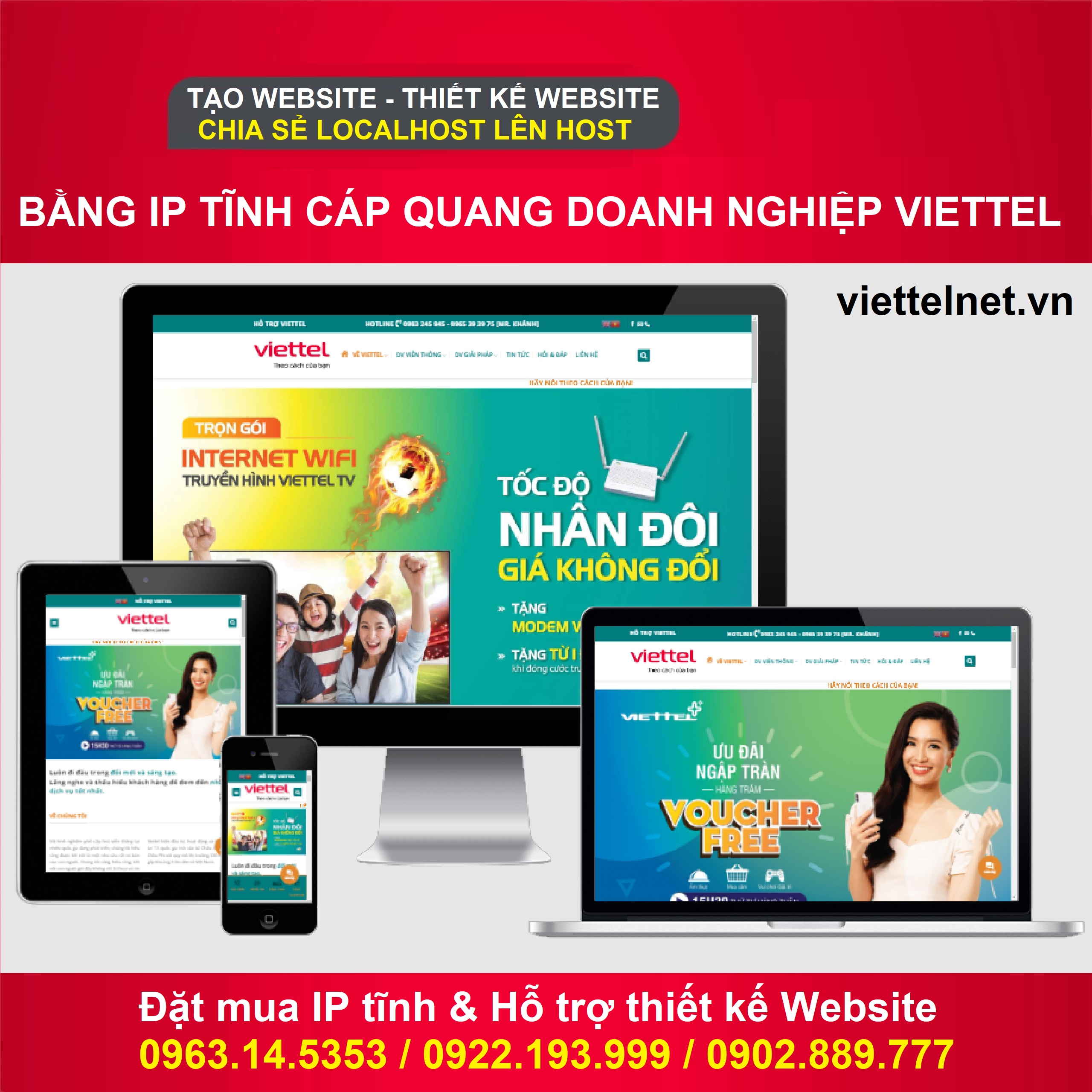 Cách tạo Website, chia sẻ Localhost cục bộ bằng địa chỉ IP tĩnh