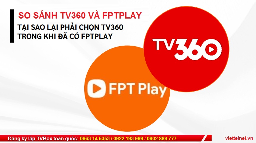 So sánh TV360 và FPTPlay