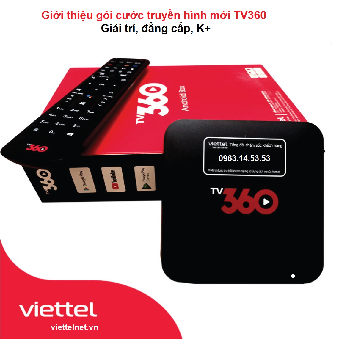 TV360: Giải trí, đẳng cấp, K+