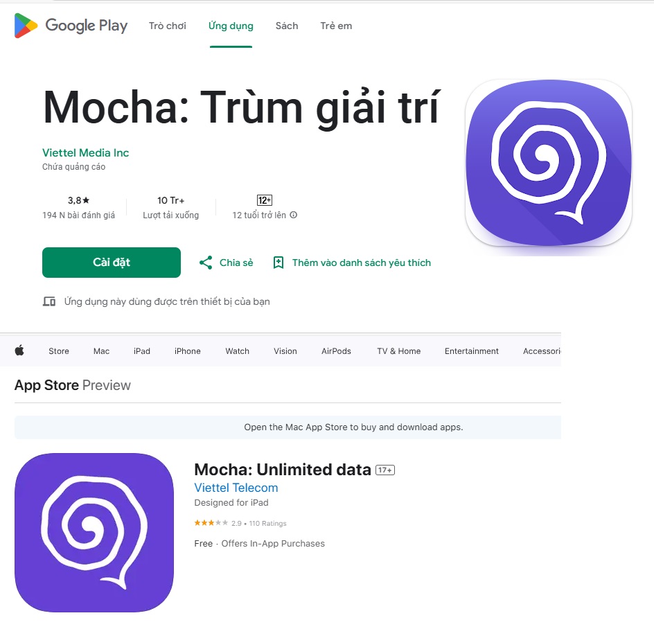 Mocha App Store