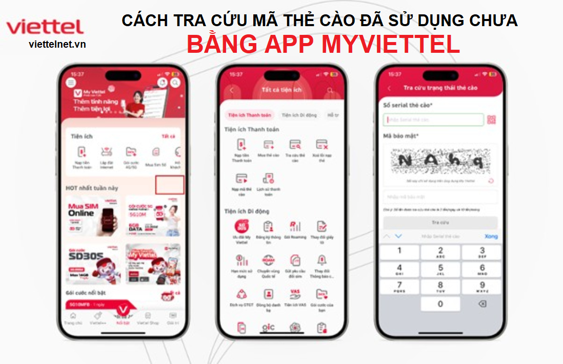 Cách tra cứu Card thẻ cào Viettel đã sử dụng chưa