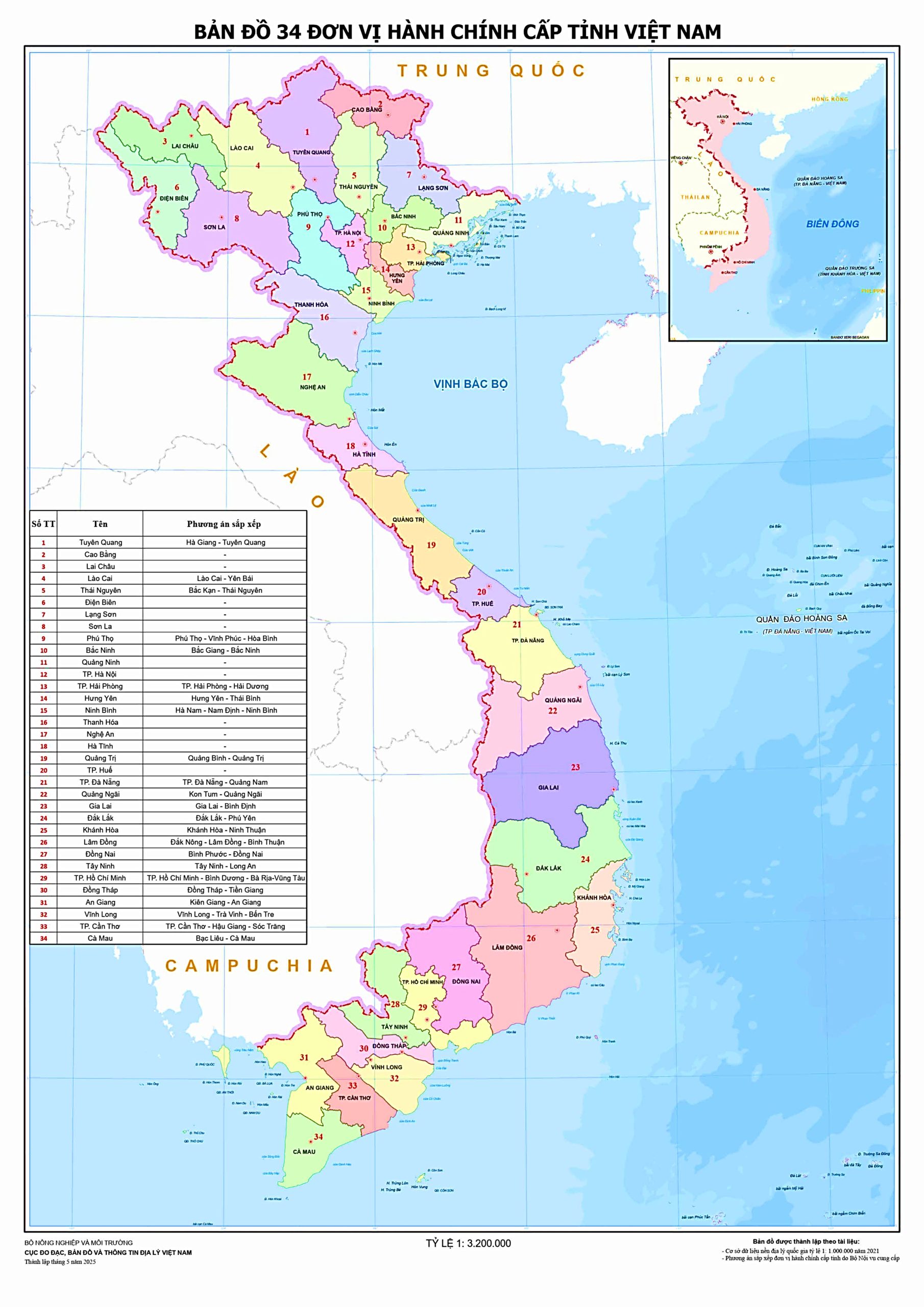 Danh sách toàn bộ phường xã tỉnh thành Việt Nam (đầy đủ)