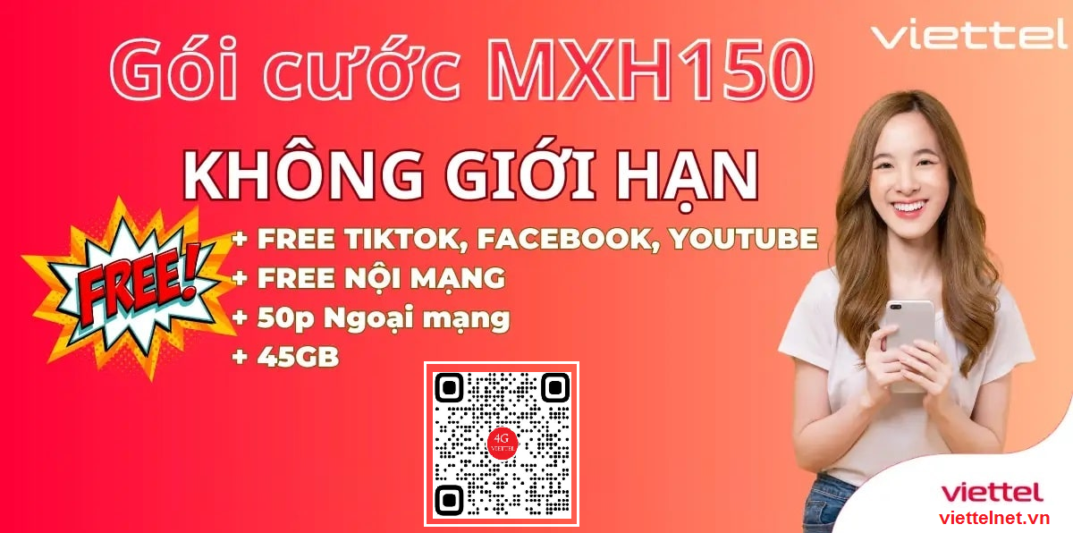 Gói cước MXH150 Viettel