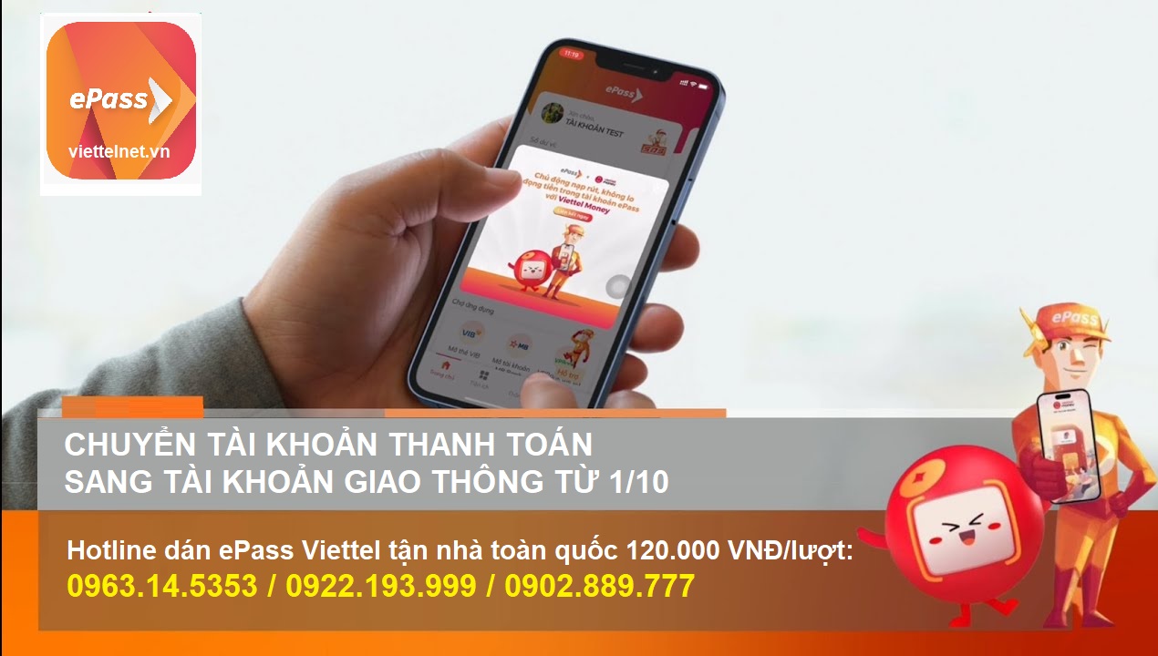 chuyển sang tài khoản giao thông