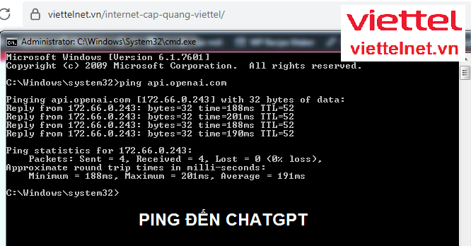 Ping Chat GPT