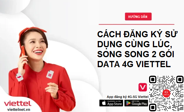 Cách đăng ký sử dụng 2 gói cước cùng lúc