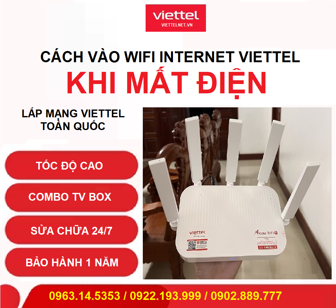 Top thủ thuật vào mạng khi mất điện