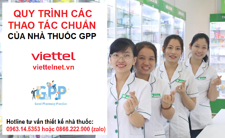 Quy trình các thao tác chuẩn của nhà thuốc GPP