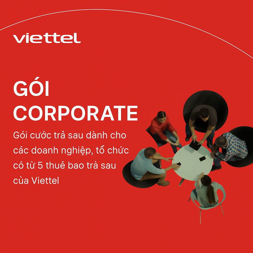Gói cước di động trả sau Corporate Viettel