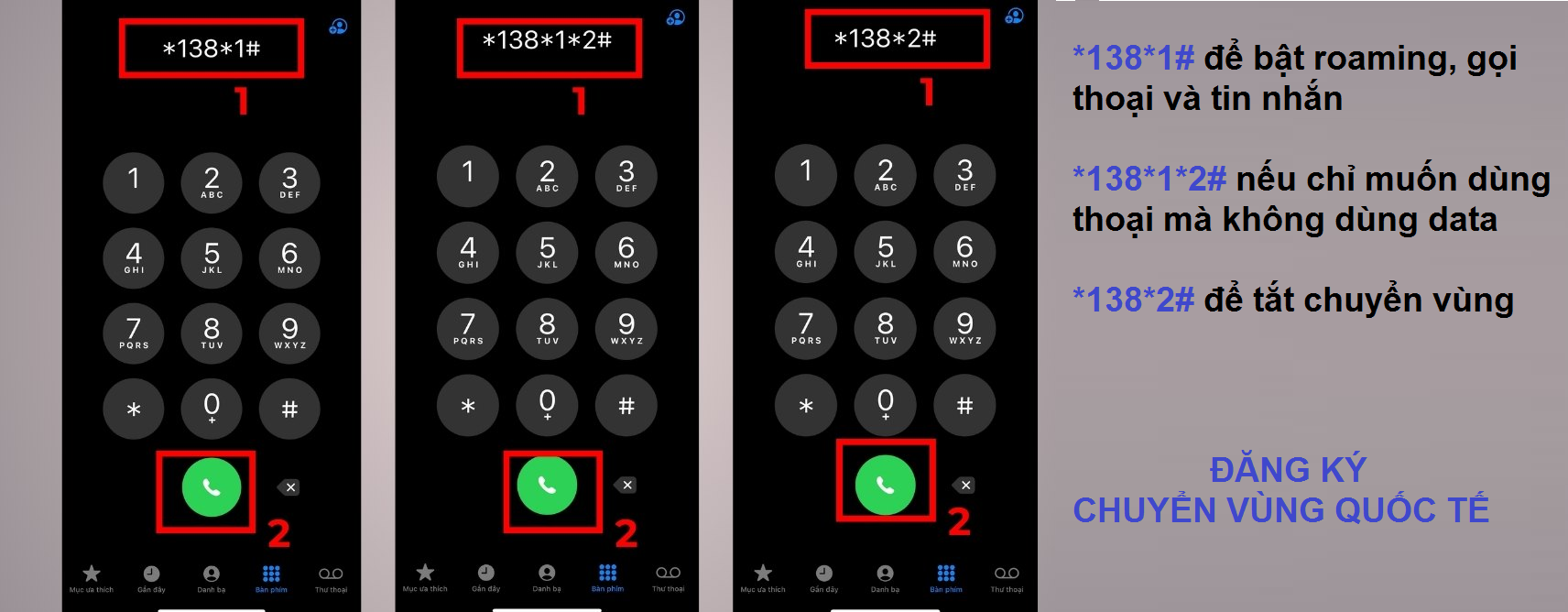 Đăng ký CVQT bằng cú pháp