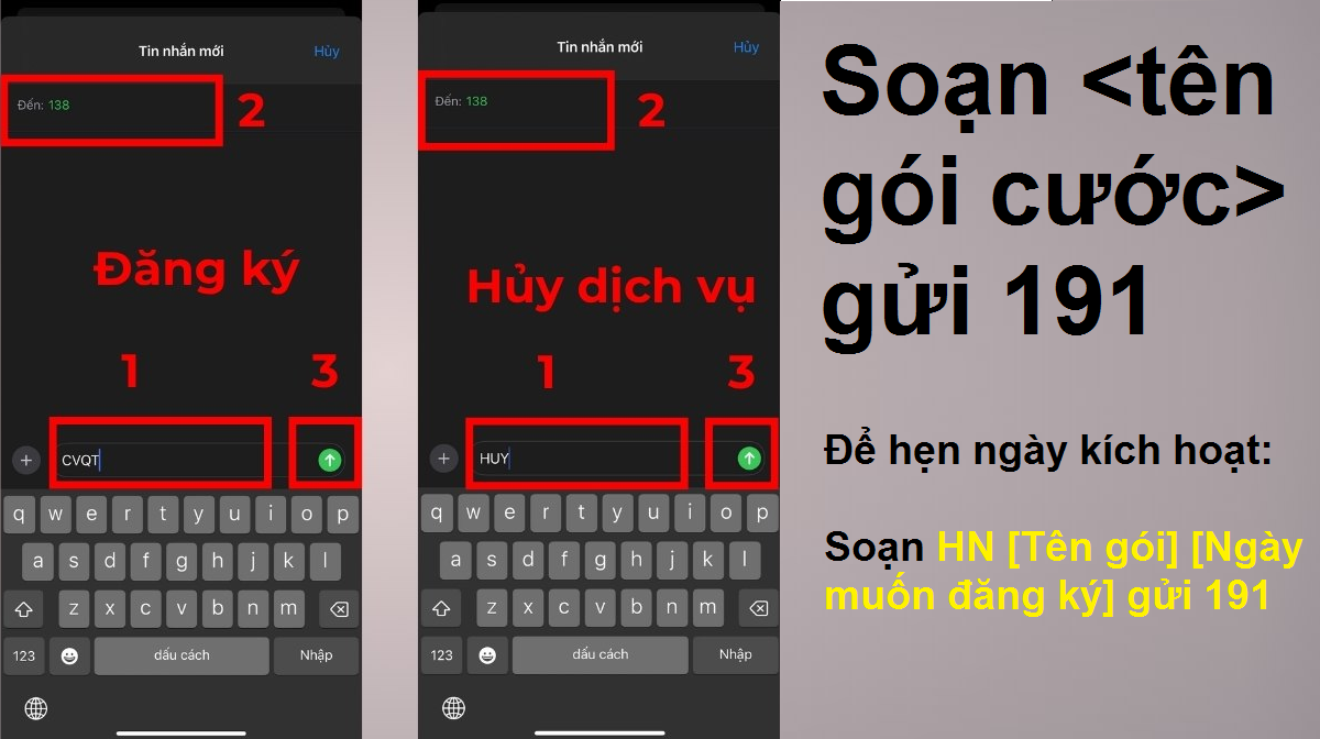 Cú pháp đăng ký data roaming Viettel