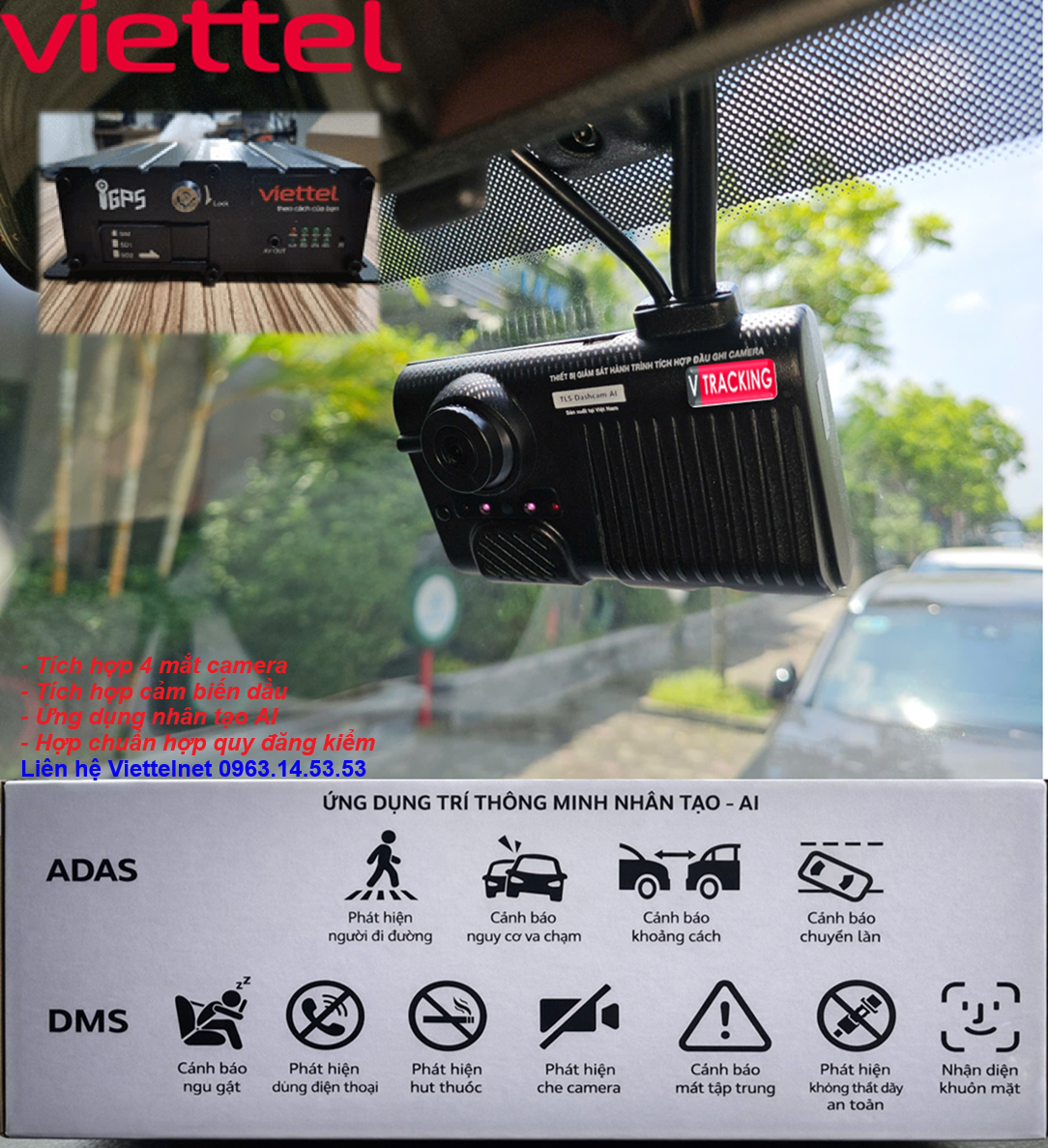 Camera giám sát hành trình Nghị Định 10 Viettel