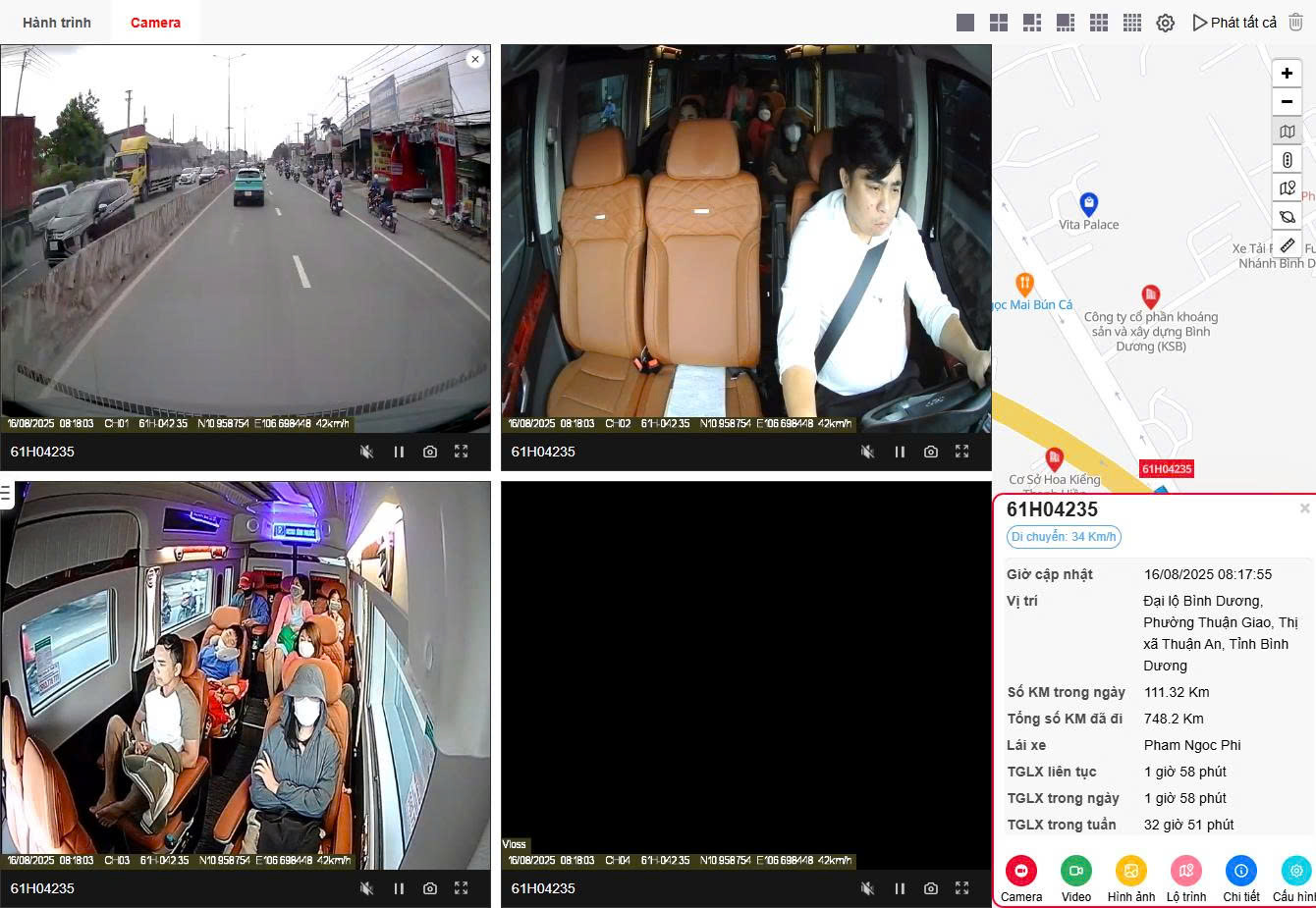 Quản lý App Dashcam Viettel