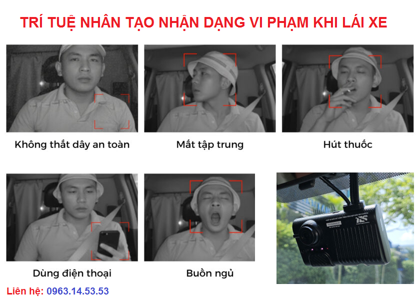 Trí tuệ nhân tạo nhận dạng vi phạm khi lái xe