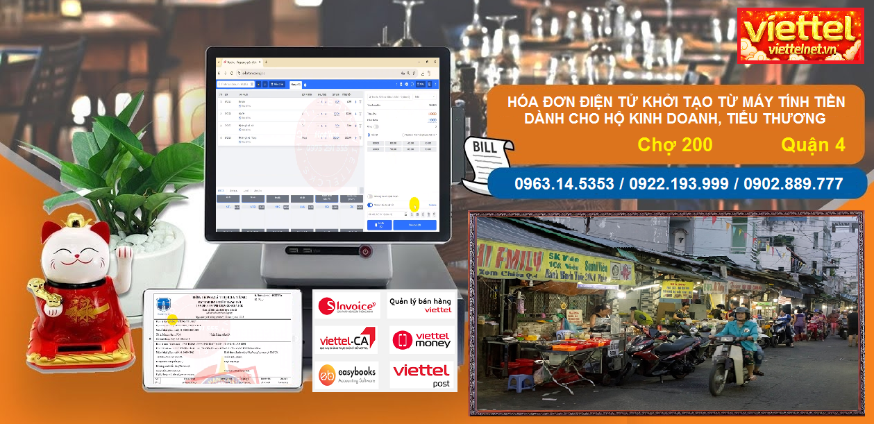 Hóa đơn điện tử Chợ 200