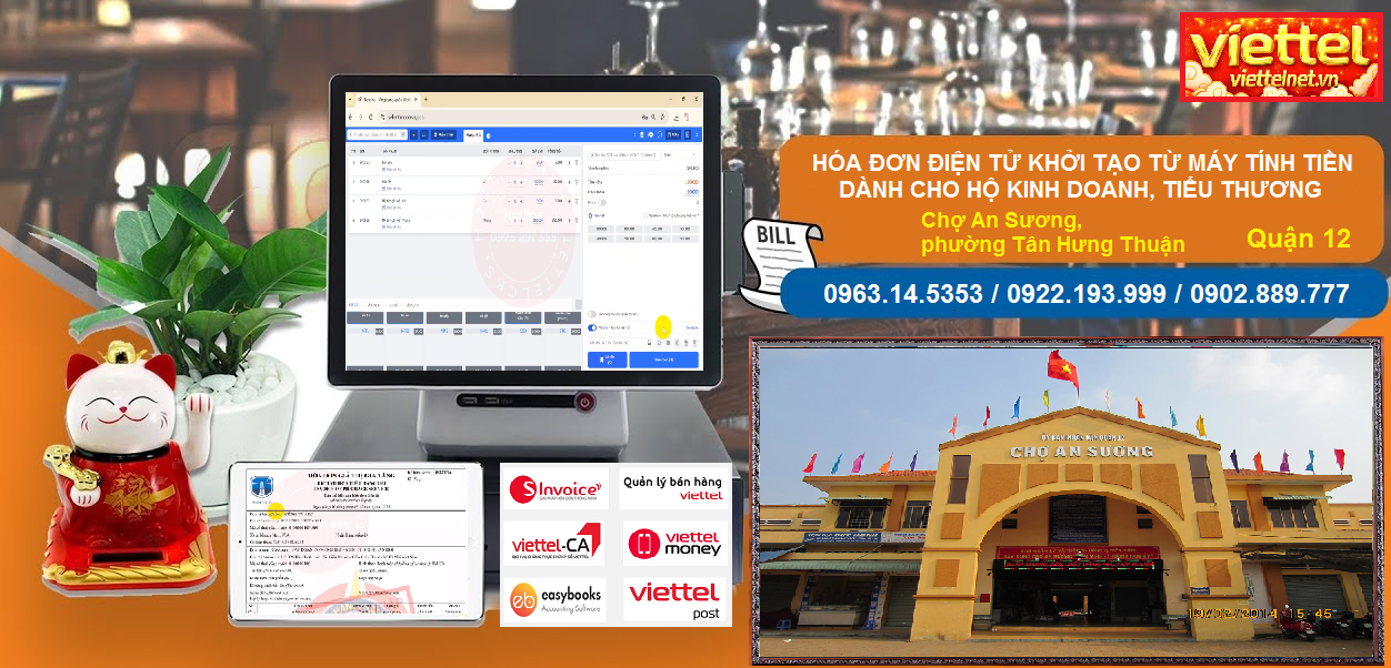 Hóa đơn điện tử Chợ An Sương