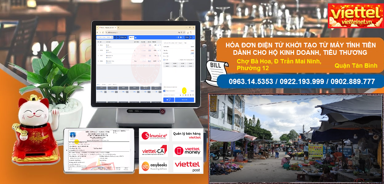 Hóa đơn điện tử Chợ Bà Hoa