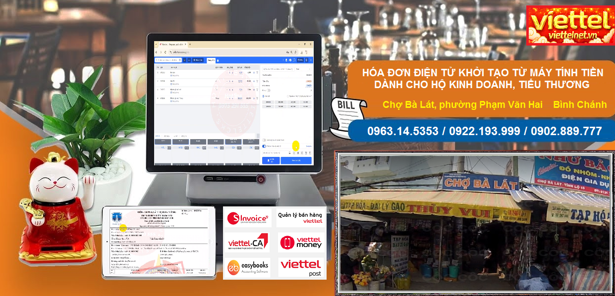 Hóa đơn điện tử Chợ Bà Lát