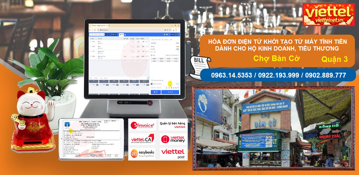 Hóa đơn điện tử Chợ Bàn Cờ