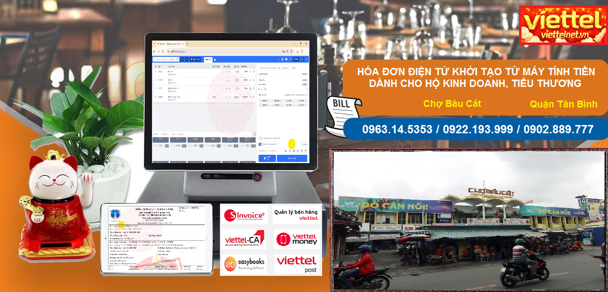 Hóa đơn điện tử Chợ Bàu Cát