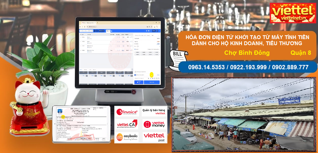 Hóa đơn điện tử Chợ Bình Đông
