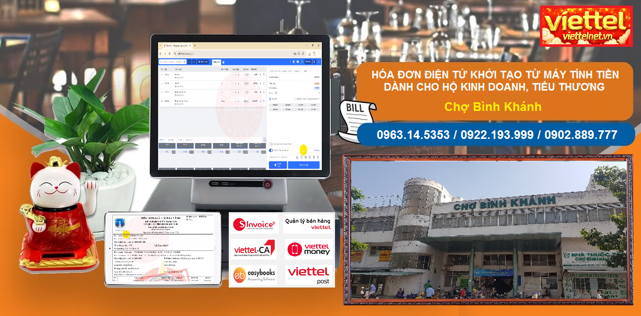 Hóa đơn điện tử Chợ Bình Khánh