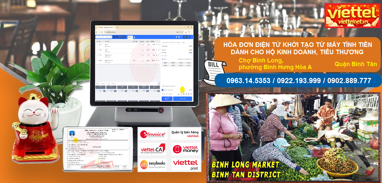 Hóa đơn điện tử Chợ Bình Long