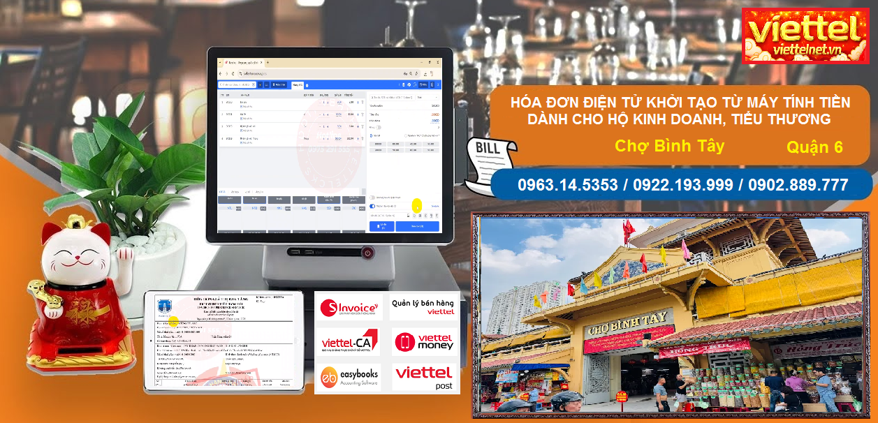 Hóa đơn điện tử Chợ Bình Tây