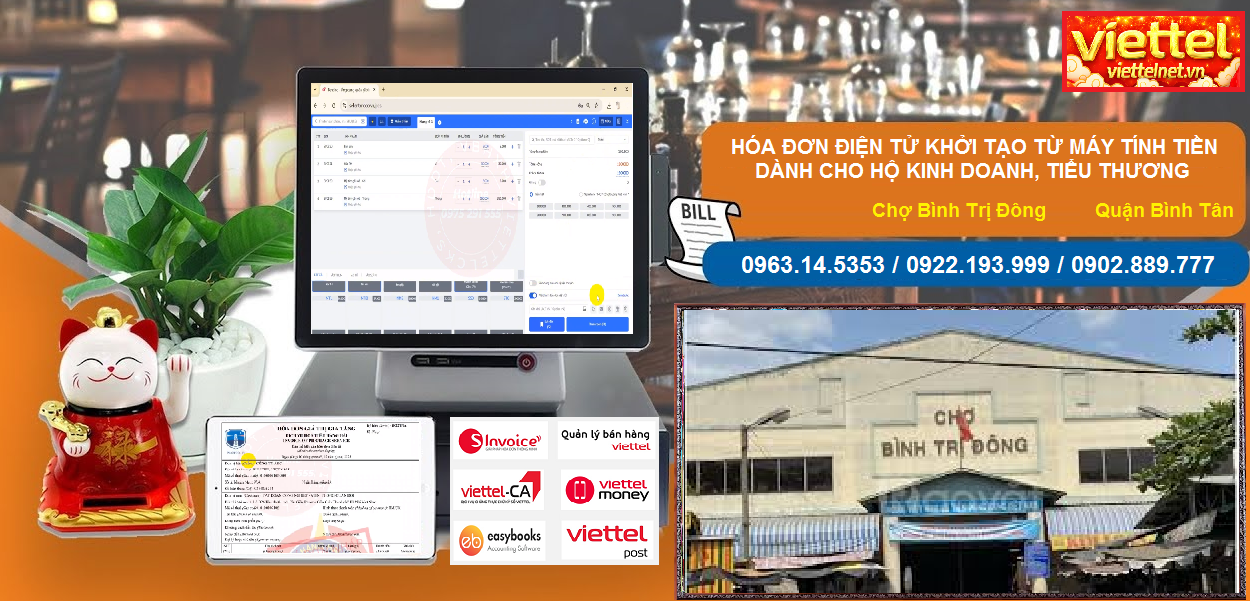 Hóa đơn điện tử Chợ Bình Trị Đông