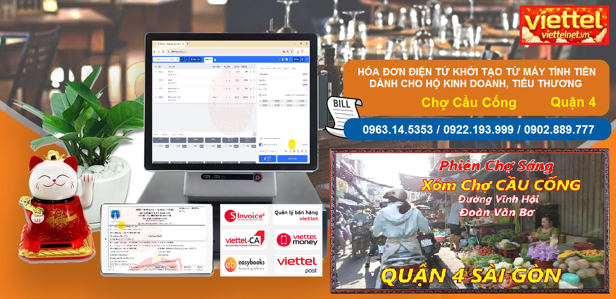 Hóa đơn điện tử Chợ Cầu Cống