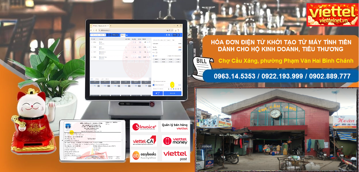Hóa đơn điện tử Chợ Cầu Xáng