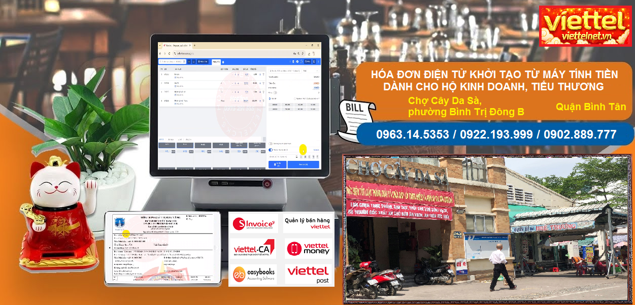 Hóa đơn điện tử Chợ Cây Da Sà